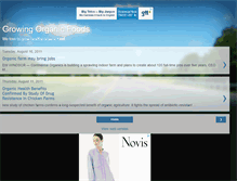 Tablet Screenshot of organicfoodgrow.blogspot.com