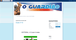 Desktop Screenshot of jornalguardiao.blogspot.com