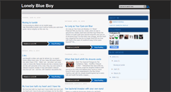 Desktop Screenshot of lonelyblueboy.blogspot.com