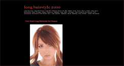 Desktop Screenshot of long-hairstyle2010.blogspot.com