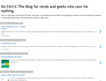 Tablet Screenshot of noctrlc.blogspot.com