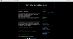 Desktop Screenshot of conozcamas.blogspot.com