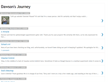 Tablet Screenshot of dawsons-journey.blogspot.com