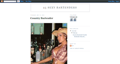 Desktop Screenshot of 25sexybartenders.blogspot.com