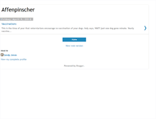 Tablet Screenshot of affenpinschers.blogspot.com