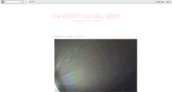 Desktop Screenshot of heartyoucallhome.blogspot.com