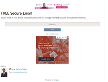 Tablet Screenshot of emailfree7.blogspot.com