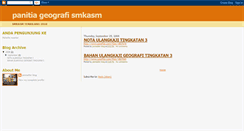 Desktop Screenshot of geografismkasm.blogspot.com
