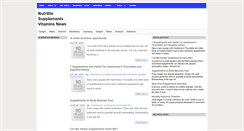 Desktop Screenshot of nutrilitesupplements-vitamins.blogspot.com