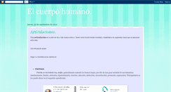 Desktop Screenshot of explorando-elcuerpohumano.blogspot.com