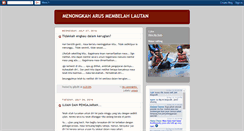 Desktop Screenshot of membelahlautan.blogspot.com