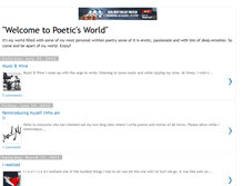 Tablet Screenshot of poeticbuttefly.blogspot.com