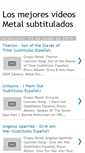 Mobile Screenshot of losmejoresvideosmetalsubtitulados.blogspot.com