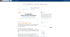 Desktop Screenshot of couponingwithamanda.blogspot.com