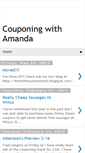Mobile Screenshot of couponingwithamanda.blogspot.com
