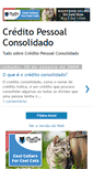 Mobile Screenshot of credito-pessoal-consolidado.blogspot.com