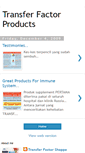 Mobile Screenshot of 4lifetransferfactorproducts.blogspot.com