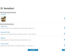 Tablet Screenshot of etliyemekler.blogspot.com
