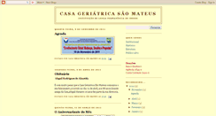 Desktop Screenshot of casageriatricasaomateus.blogspot.com