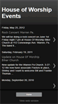 Mobile Screenshot of houseofworshipevents.blogspot.com