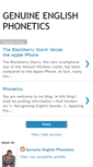 Mobile Screenshot of geuineenglishphonetics.blogspot.com