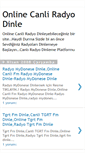 Mobile Screenshot of online-canliradyodinle.blogspot.com
