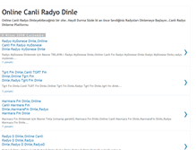 Tablet Screenshot of online-canliradyodinle.blogspot.com