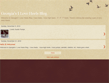 Tablet Screenshot of georgiasiloveheelsblog.blogspot.com