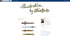 Desktop Screenshot of alicedraws.blogspot.com