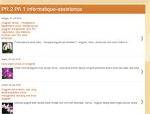 Tablet Screenshot of informatique-assistance.blogspot.com