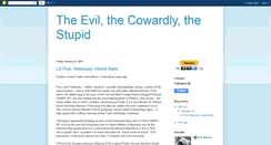 Desktop Screenshot of evilstupidcowadly.blogspot.com