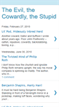 Mobile Screenshot of evilstupidcowadly.blogspot.com