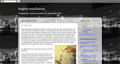 Desktop Screenshot of mightymanhattan.blogspot.com