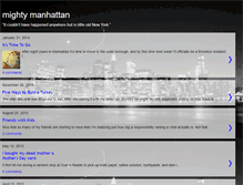 Tablet Screenshot of mightymanhattan.blogspot.com