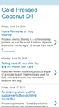 Mobile Screenshot of coldpressedcoconutoil.blogspot.com