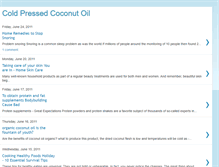 Tablet Screenshot of coldpressedcoconutoil.blogspot.com