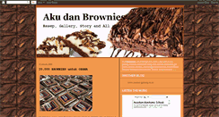 Desktop Screenshot of akudanbrownies.blogspot.com