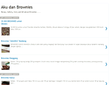 Tablet Screenshot of akudanbrownies.blogspot.com