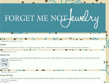 Tablet Screenshot of forgetmenotjewelry.blogspot.com
