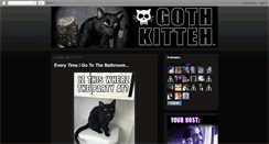 Desktop Screenshot of gothkitteh.blogspot.com