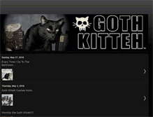 Tablet Screenshot of gothkitteh.blogspot.com