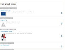 Tablet Screenshot of hot-short-teens.blogspot.com
