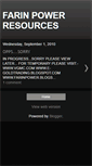 Mobile Screenshot of farinpowerresources.blogspot.com
