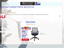 Tablet Screenshot of nekretnineboljevac.blogspot.com