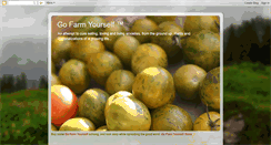 Desktop Screenshot of gofarmyourself.blogspot.com