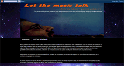 Desktop Screenshot of let-the-music-talk.blogspot.com