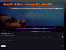 Tablet Screenshot of let-the-music-talk.blogspot.com