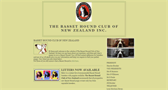 Desktop Screenshot of bassethoundclubofnz.blogspot.com