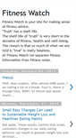 Mobile Screenshot of fitnesswatch.blogspot.com