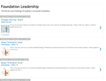 Tablet Screenshot of foundationleadership.blogspot.com